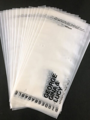 Biodegradable flat bag