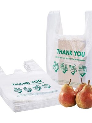 compostable T shirt shopping bag