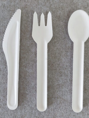 Biodegradable cutlery set