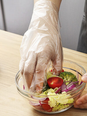 Biodegradable food gloves