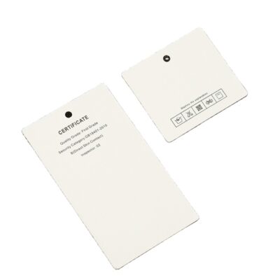 H8b88d12fbc5c421ab1c87dd49f23c26dW Custom Paper hangtag Clothing Tags