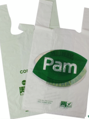 biodegradable T shirt bag