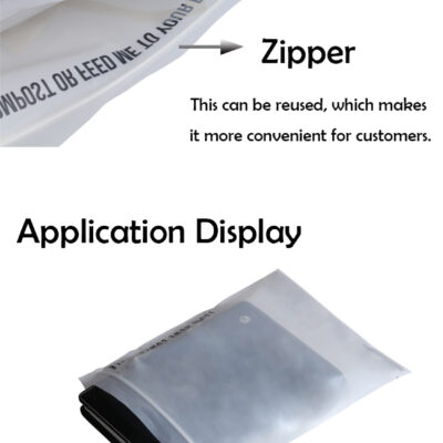 Ha389faf7408741cca8bf3d28cc6b103as Compostable Zip Lock Packaging Bags