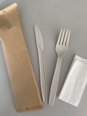 Corn starch restaurant cutlery