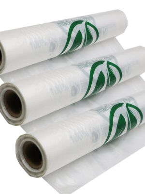 corn starch flat roll plastic bag