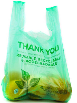 biodegradable T shirt fruit bag